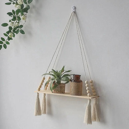 Macrame Wall Hanging Shelf
