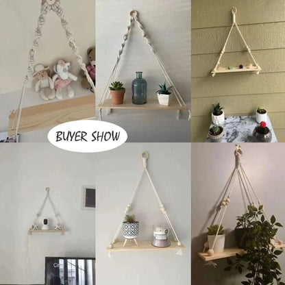 Macrame Wall Hanging Shelf