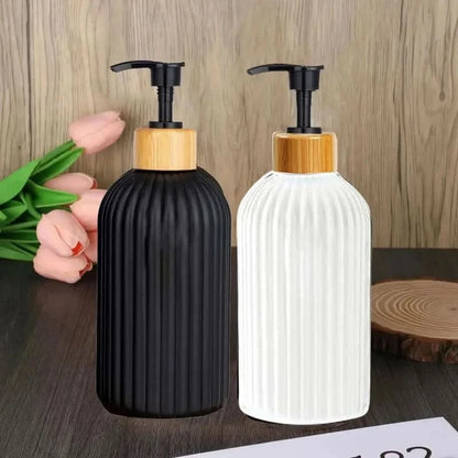 Bamboo Pump Soap Dispenser 500ml