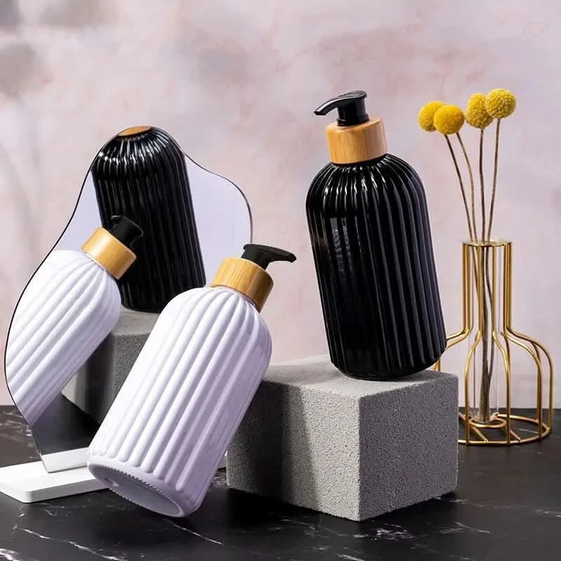 Bamboo Pump Soap Dispenser 500ml