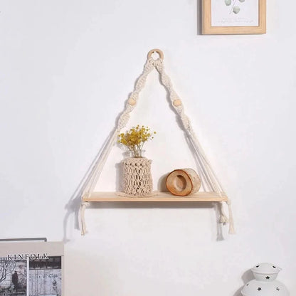 Macrame Wall Hanging Shelf