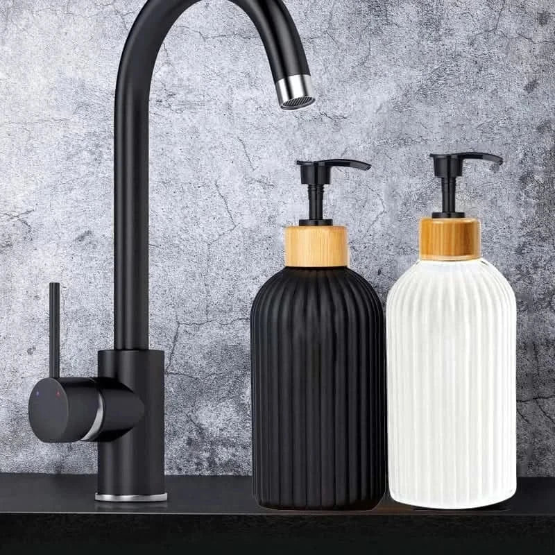Bamboo Pump Soap Dispenser 500ml