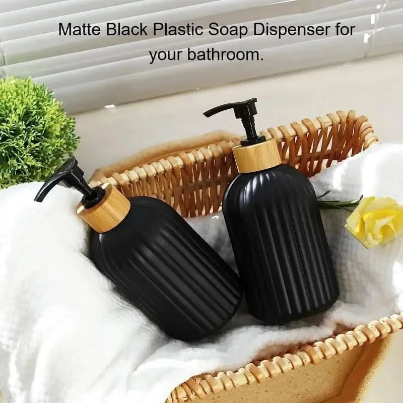 Bamboo Pump Soap Dispenser 500ml
