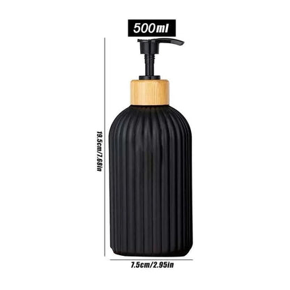 Bamboo Pump Soap Dispenser 500ml