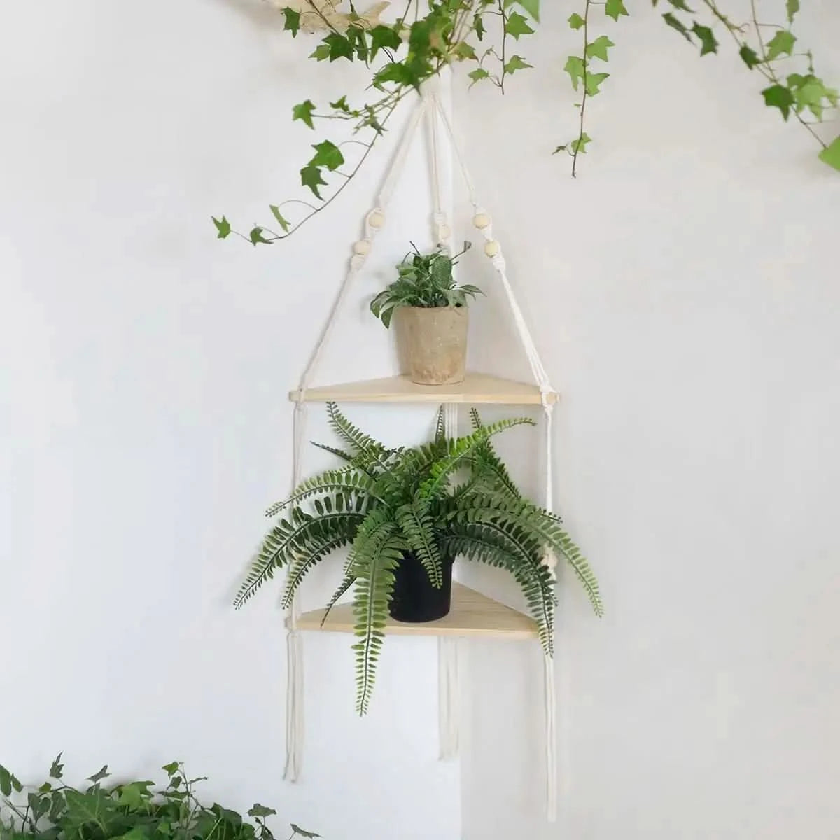 Macrame Wall Hanging Shelf