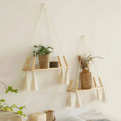 Macrame Wall Hanging Shelf