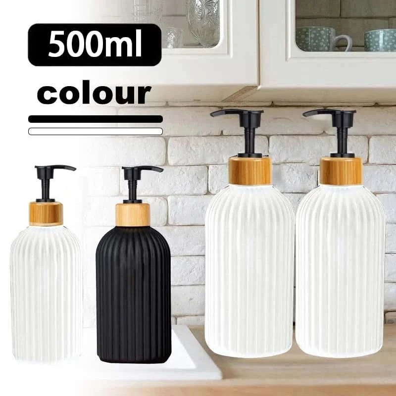 Bamboo Pump Soap Dispenser 500ml