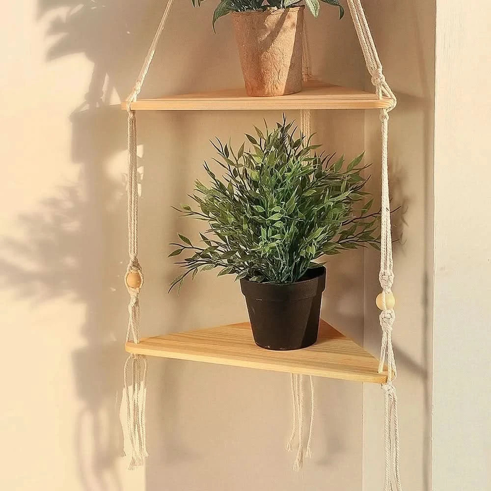 Macrame Wall Hanging Shelf