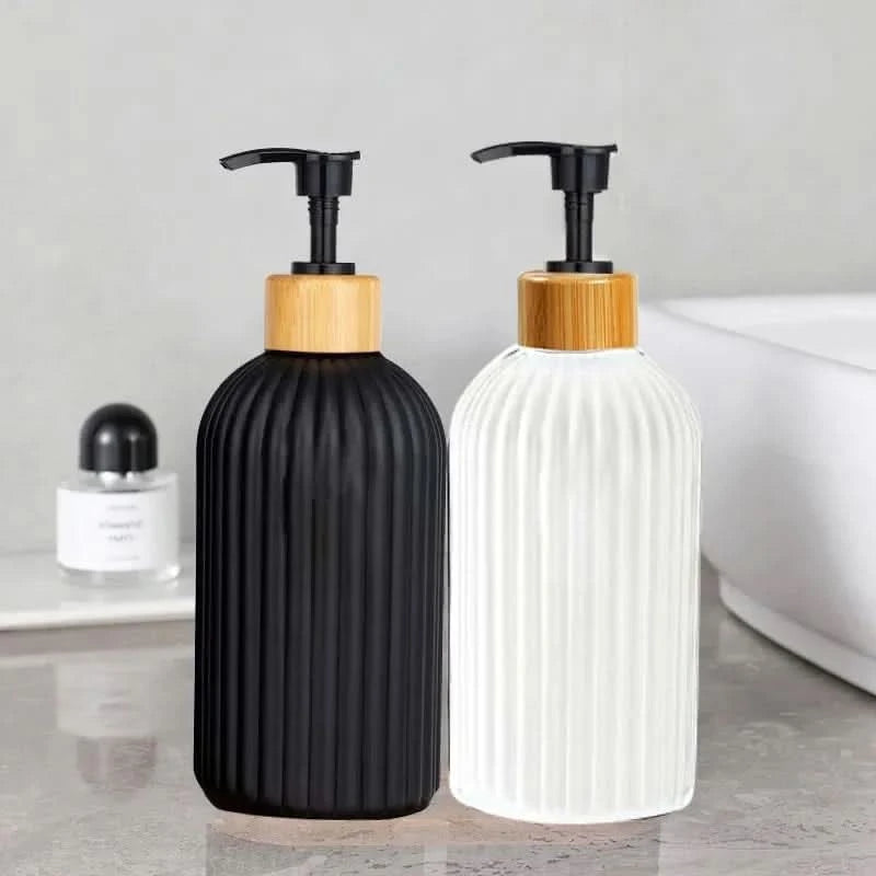 Bamboo Pump Soap Dispenser 500ml