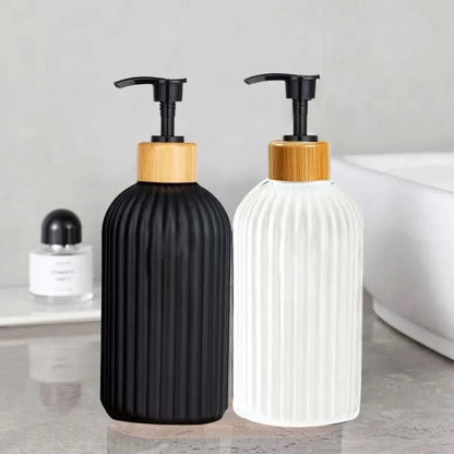 Bamboo Pump Soap Dispenser 500ml
